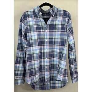 Polo Ralph Lauren Plaid Button Down Shirt Men’s Size Medium